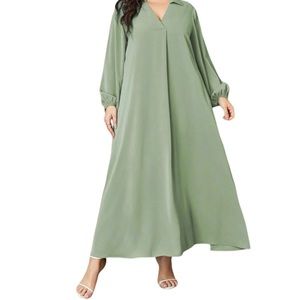 SHEIN  mint green maxi dress size 2XL